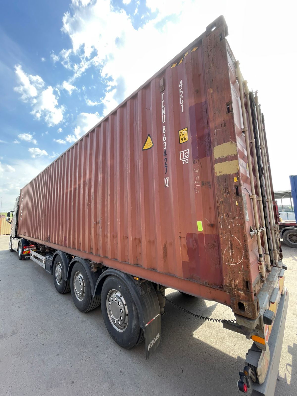 Морской контейнер TCNU8634270